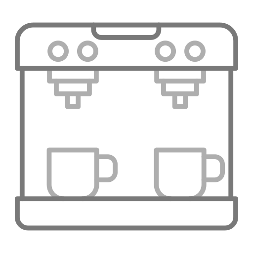 커피 머신 Generic Grey icon