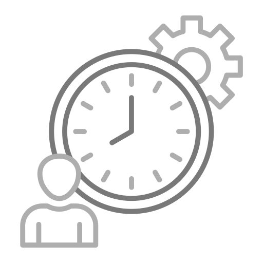 Time management Generic Grey icon