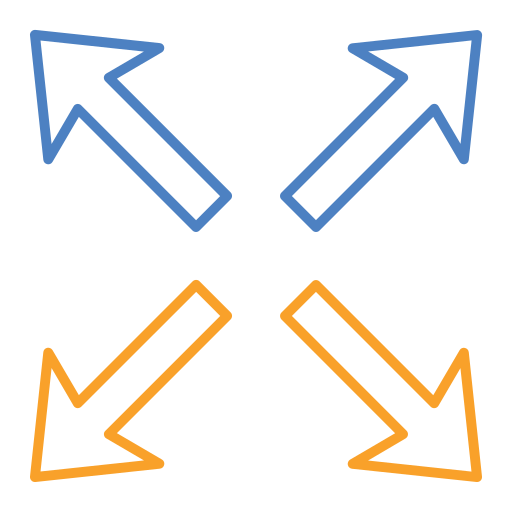 größe ändern Generic Outline Color icon