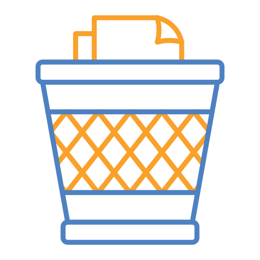 Recycle bin Generic Outline Color icon