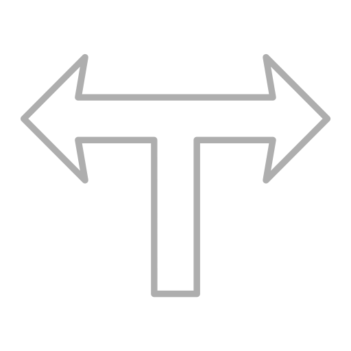 T junction Generic Grey icon