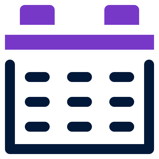 kalender Yogi Aprelliyanto Bold Duotone icon
