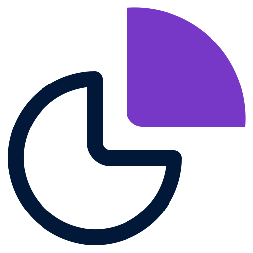 gráfico circular Yogi Aprelliyanto Bold Duotone icono