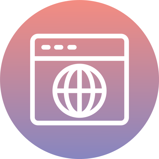 web Generic Flat Gradient icoon