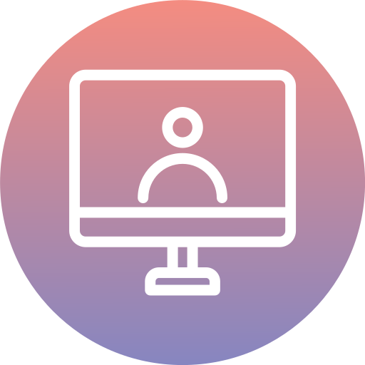 Computer Generic Flat Gradient icon