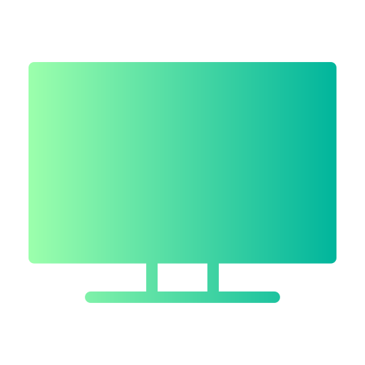 tv Generic Flat Gradient icona