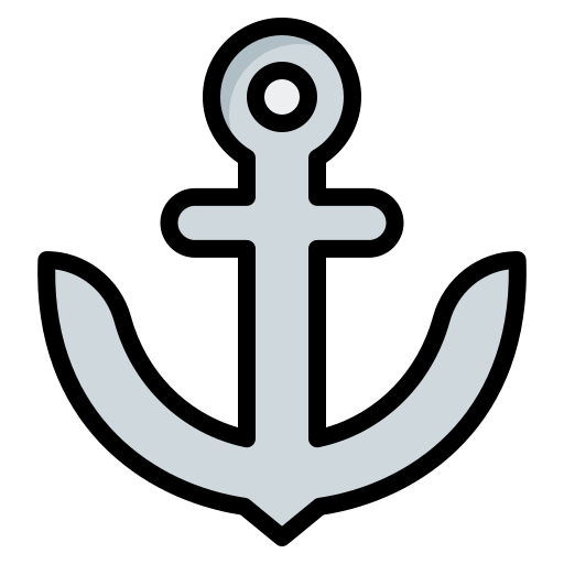 Anchor Generic Outline Color icon