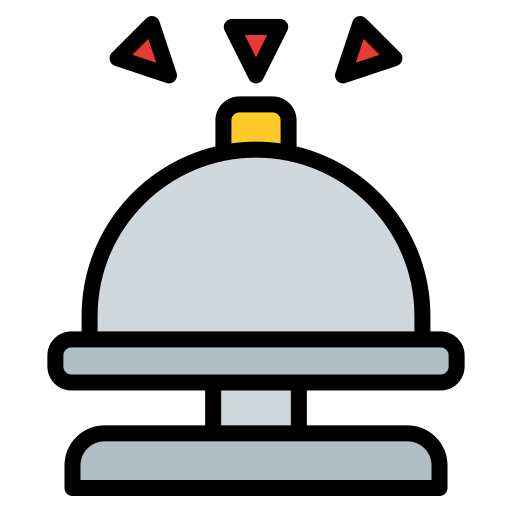 campanello da scrivania Generic Outline Color icona