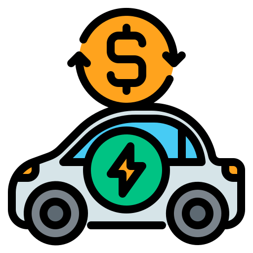 Electric vehicle Generic Outline Color icon