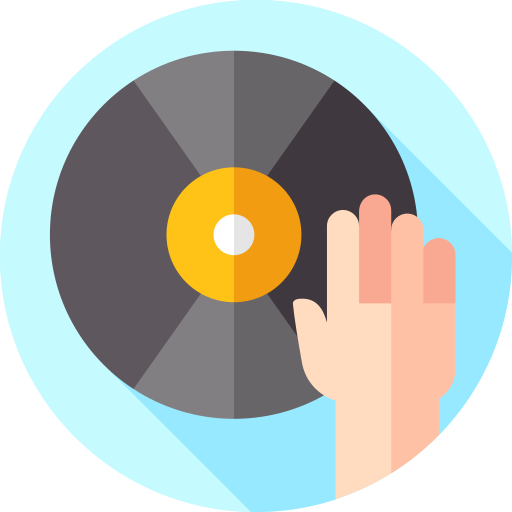 DJ Flat Circular Flat icon