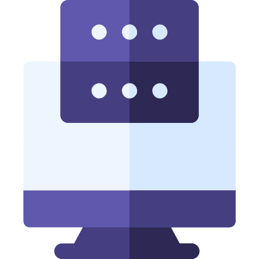 Server Basic Rounded Flat icon