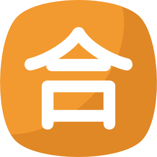 kanji Flat Color Flat icon