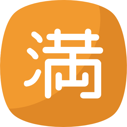 kanji Flat Color Flat ikona