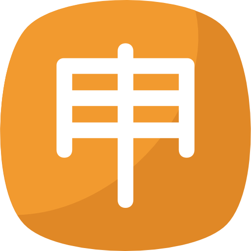 kanji Flat Color Flat icon