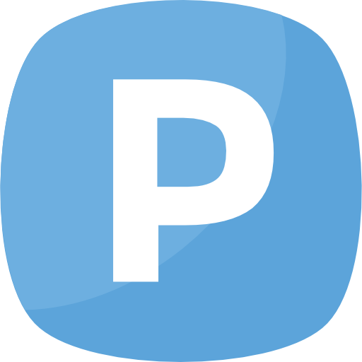 parkeren Flat Color Flat icoon