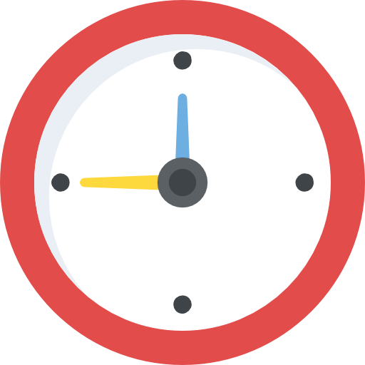 Wall clock Flat Color Flat icon