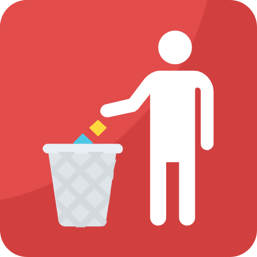 Garbage Flat Color Flat icon