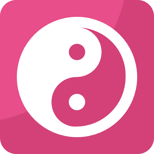 yin yang Flat Color Flat ikona