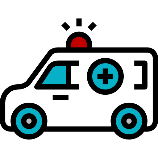救急車 dDara Lineal Color icon