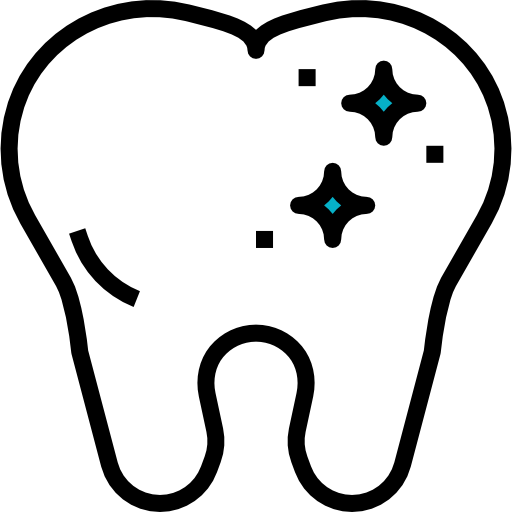 dente dDara Lineal Color icona