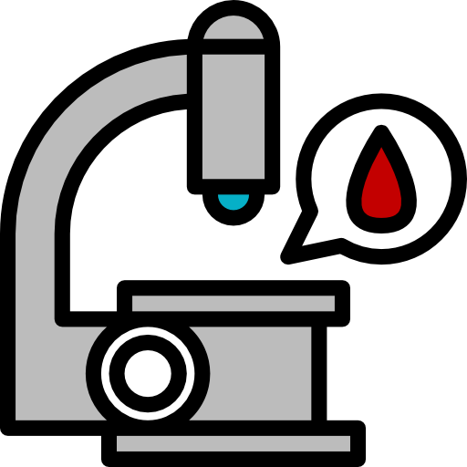 Microscope dDara Lineal Color icon