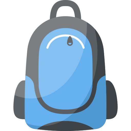 rucksack Flat Color Flat icon