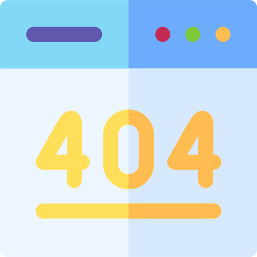 404エラー Basic Rounded Flat icon