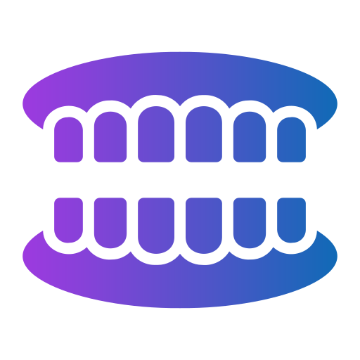 dentiers Generic Flat Gradient Icône