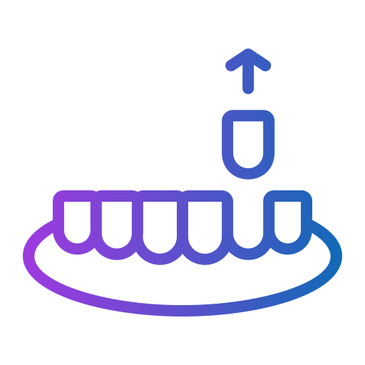 wyrywanie zęba Generic Gradient ikona