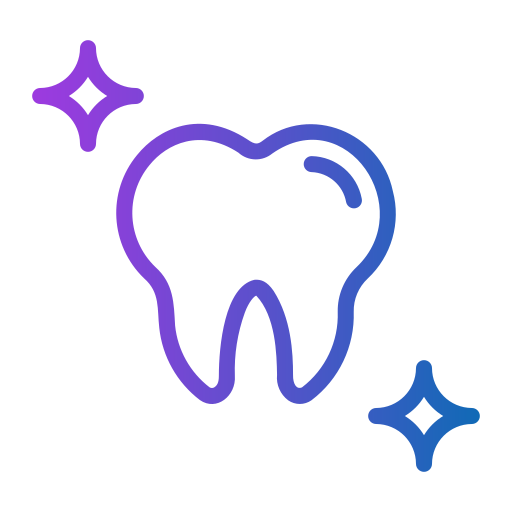 dientes blancos Generic Gradient icono