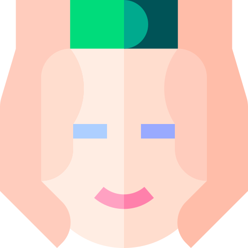 Facial massage Basic Straight Flat icon