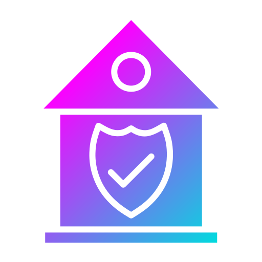 seguro de hogar Generic Flat Gradient icono