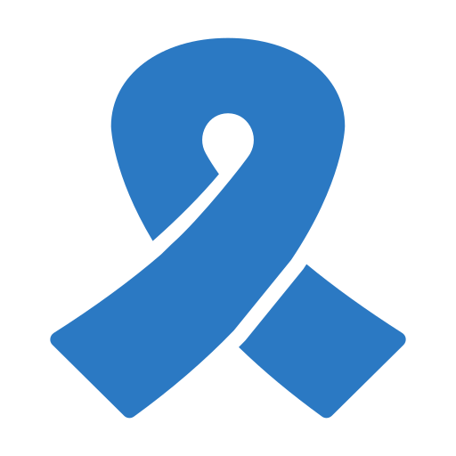Cancer ribbon Generic Blue icon