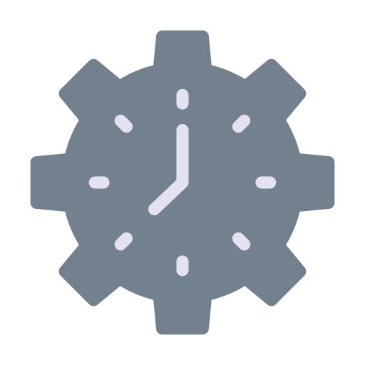 Time management Vector Stall Flat icon