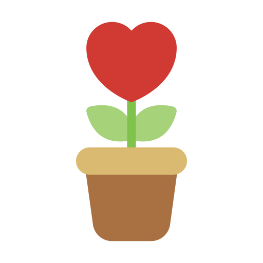 Plant pot Vector Stall Flat icon