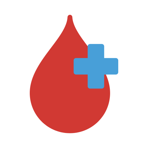 Blood donation Vector Stall Flat icon