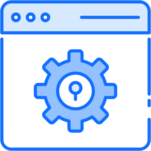 웹 보호 Generic Blue icon