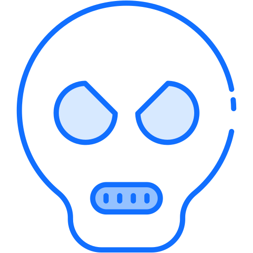 Skull Generic Blue icon