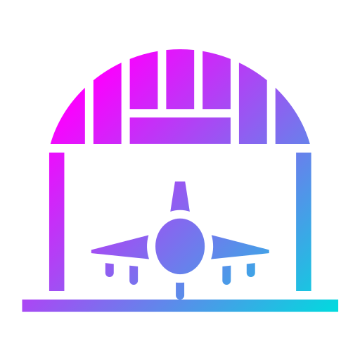hangar Generic Flat Gradient Ícone