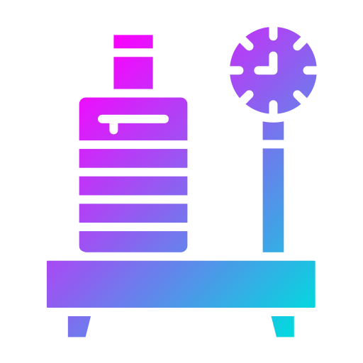 Luggage scale Generic Flat Gradient icon