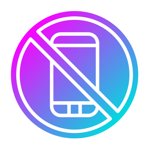 No phone Generic Flat Gradient icon