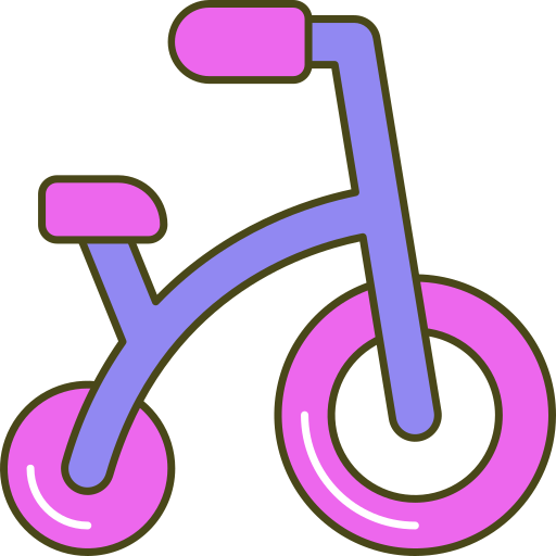 三輪車 Generic Outline Color icon