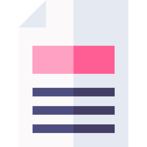 紙シート Basic Straight Flat icon