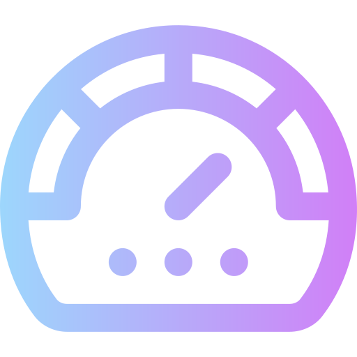 tachometer Super Basic Rounded Gradient icon