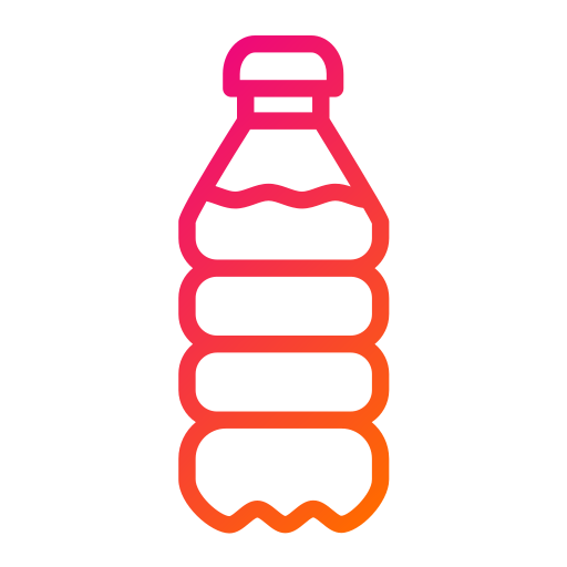 botella de plástico Generic Gradient icono