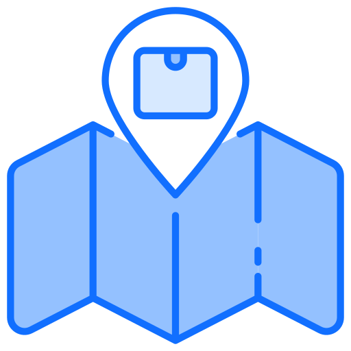 地図の位置 Generic Blue icon