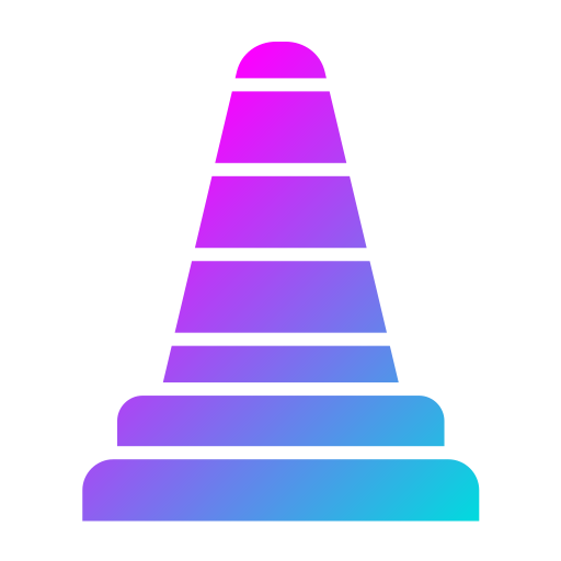 Traffic cone Generic Flat Gradient icon