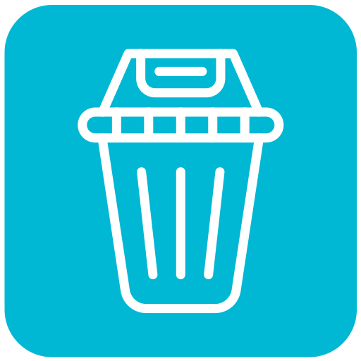 tacho de reciclaje Generic Flat icono