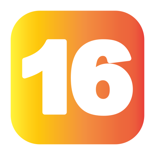 16 Generic Flat Gradient icon