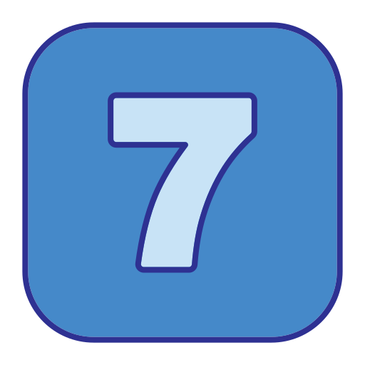 sieben Generic Blue icon